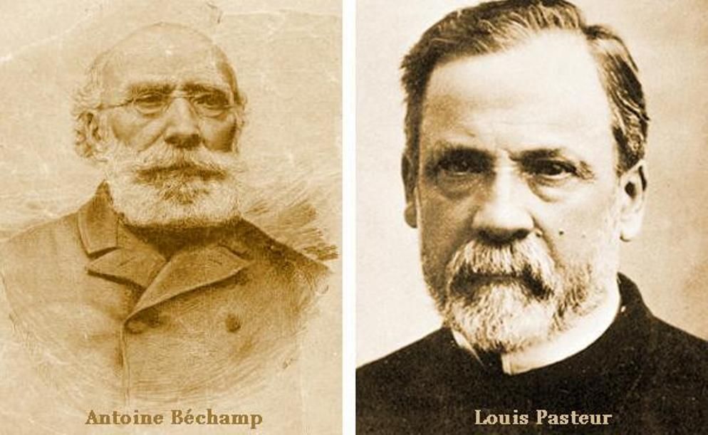 Antoine Béchamp et Louis Pasteur