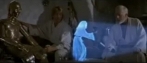 Star wars - Hologramme de Leia