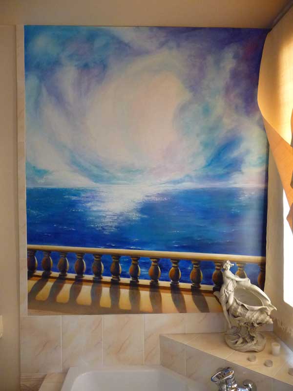 acrylique sur panneau, C. Olivier Bonvin