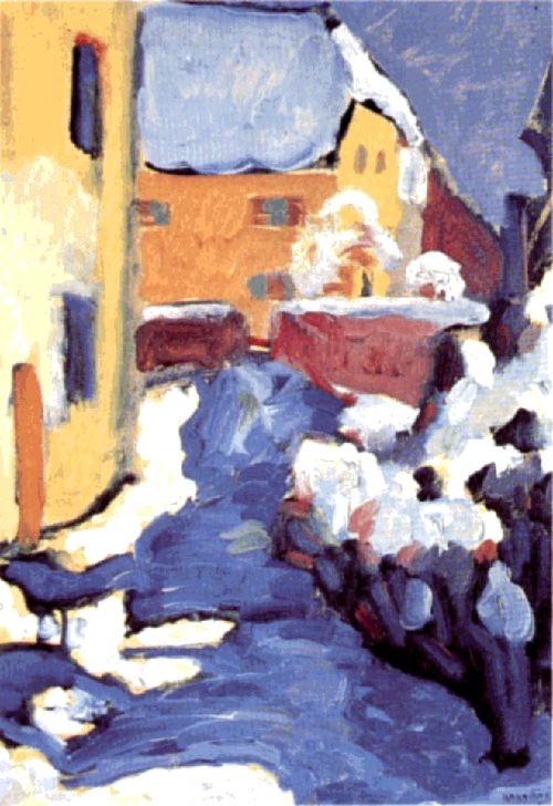 Kandinsky Cimetière et presbytère